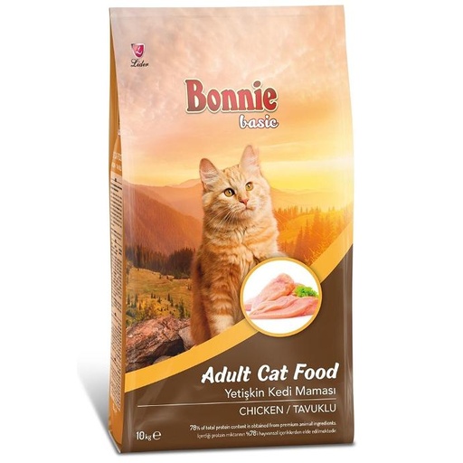 [PC02592] Bonnie Basic Cat Adult Chicken 10Kg