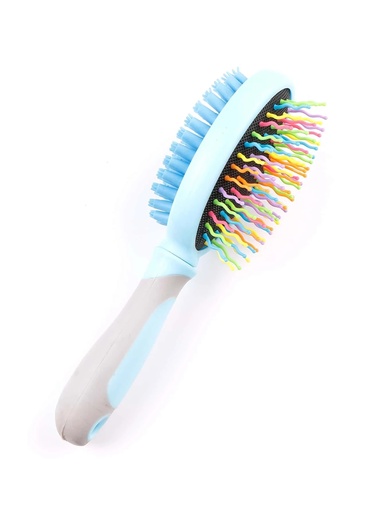 [PC02726] Brush DS Grooming & Massage Rainbow Color- M