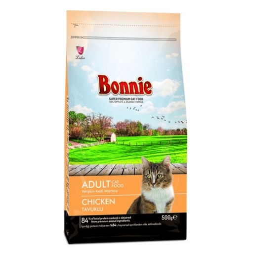 [PC02738] Bonnie Cat Adult Chicken 500g