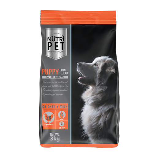 [PC03069] Nutri Pet Puppy Chicken & Milk 3Kg