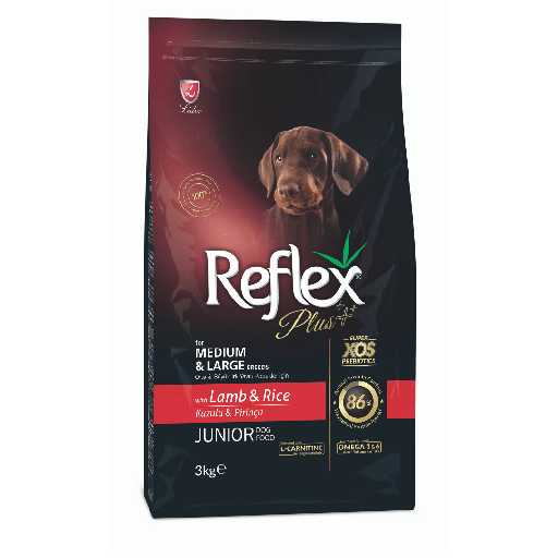 Reflex Junior Medium & Large Breed Lamb & Rice 3Kg