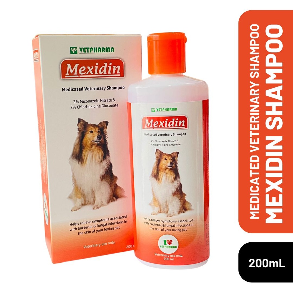 [PC02791] Vetpharma Mexidin Medicated Shampoo 200ml, Rs.1,100.00, OPD Rs.1,100.00