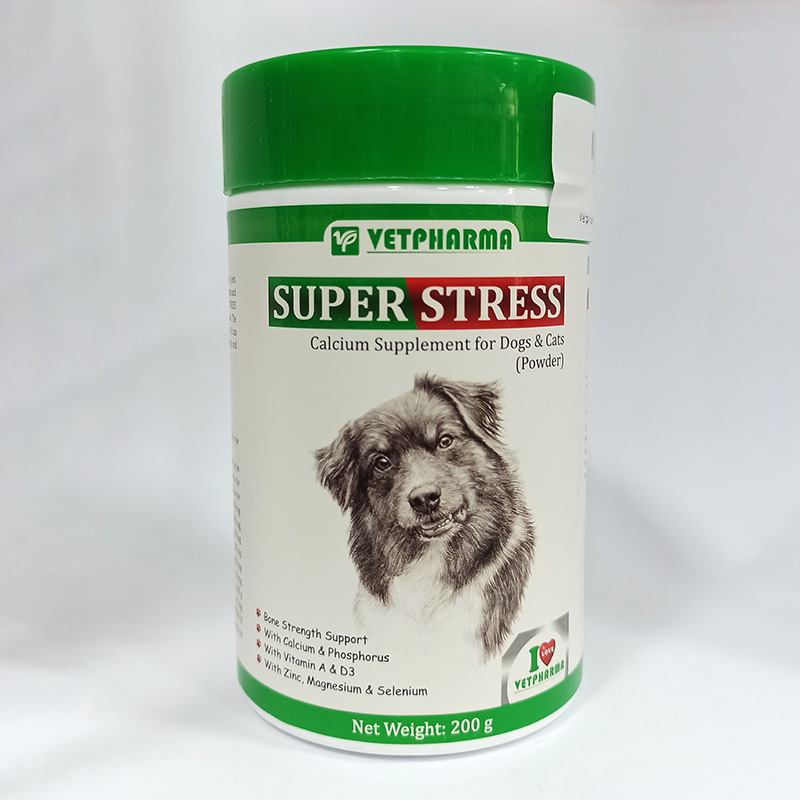 [PC02129] Vetpharma Super Stress Powder 200g, Rs.1,470.00, OPD Rs.1,470.00